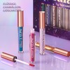 Flüssiger Lidschatten, Gold Chamäleon Liquid Eyeshadow, Metallic Shimmer Changing Glitzerlidschatten,