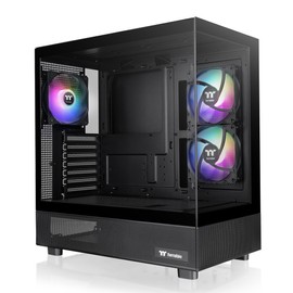 Thermaltake View 270 Plus TG ARGB Black Mid Tower E-ATX Case; 3x120mm ARGB Fans Included; Support Up to 360mm Radiator; Front & Side Dual Tempered Glass Panel; CA-1Y7-00M1WN-01; 3 Year Warranty