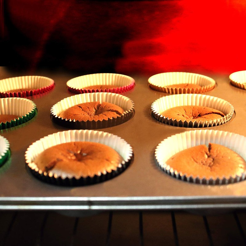 Eoonfirst Foil Metallic Cupcake Liners Standard Baking Cups 100 Pcs