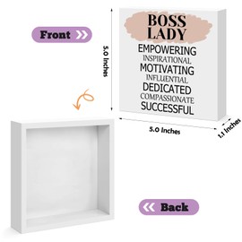 Boss Gifts for Women Boss Lady Office Desk Decor Inspirational Office Gifts for Women Boss Appreciation Gift Boss Day Gift Going Away Promotion Christmas Birthday Gifts for Boss Female