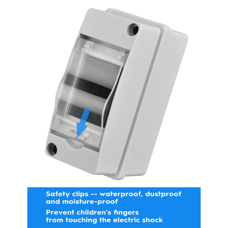 Fuse Box Surface-Mounted Distributor, Distribution Box Surface-Mounted IP65 1 Row