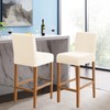 FUANGUI Bar Stool Covers Set of 4, Stretch Removable Bar