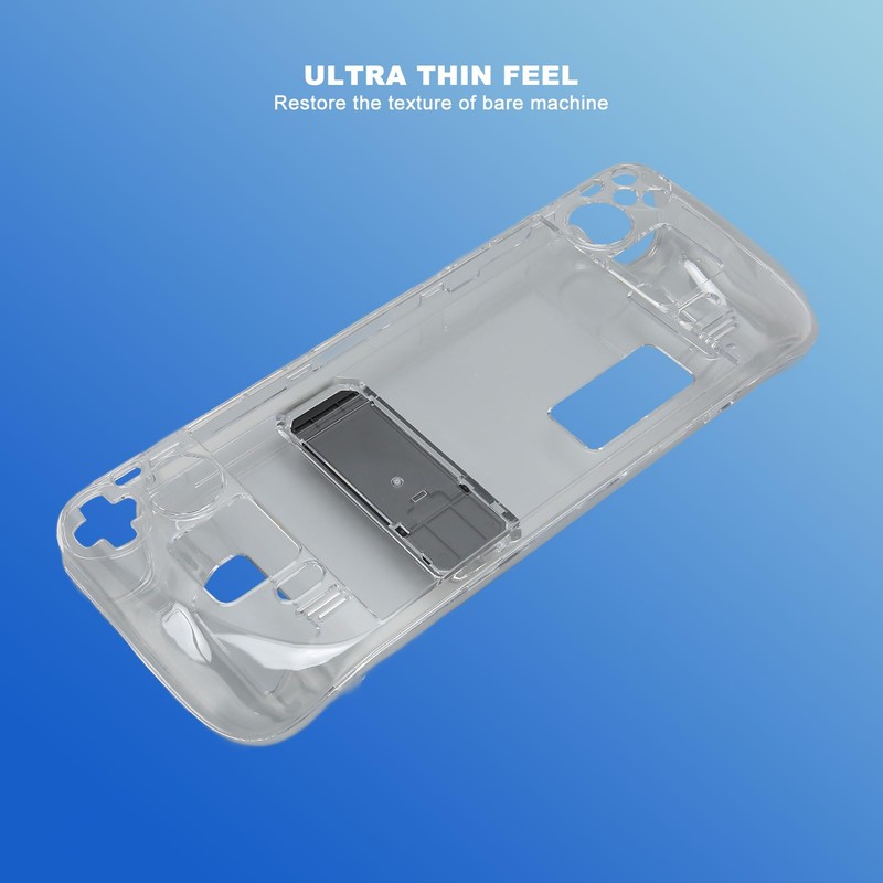 Protective Case Compatible with Steam Deck Game Console, Clear Shockproof