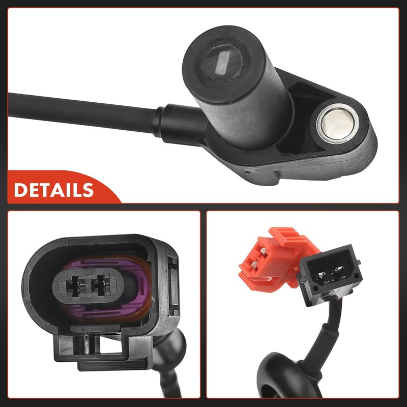Frankberg 1 x ABS sensor wheel speed 2-pin front compatible