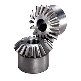 Boston Gear L110Y Miter Gear, 1:1 Ratio, 20 Degree Pressure Angle, 0.375" Bore, 1.062" Mounting Distance, 16 Pitch, 16 Teeth, Steel