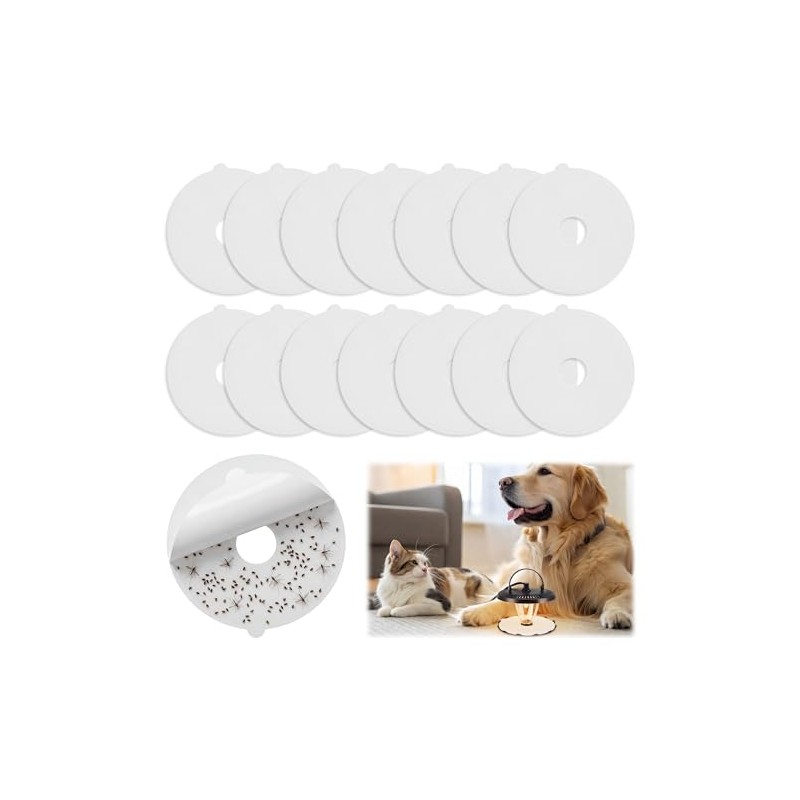 15 Pack Flea Trap Refills, 6" Replacement Glue Boards, Flea