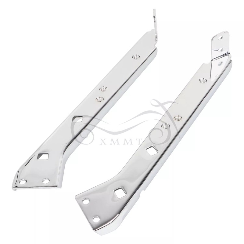 Unbranded Left Right Saddlebag Rail Support Brackets For Harley Electra