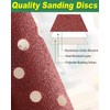 Bolatus 10Pcs 125mm Sanding Discs 80 Grits, 5 Inch 8