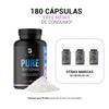 Triptofano de 180 Cápsulas de 500 mg. Ingredientes naturales. Pure