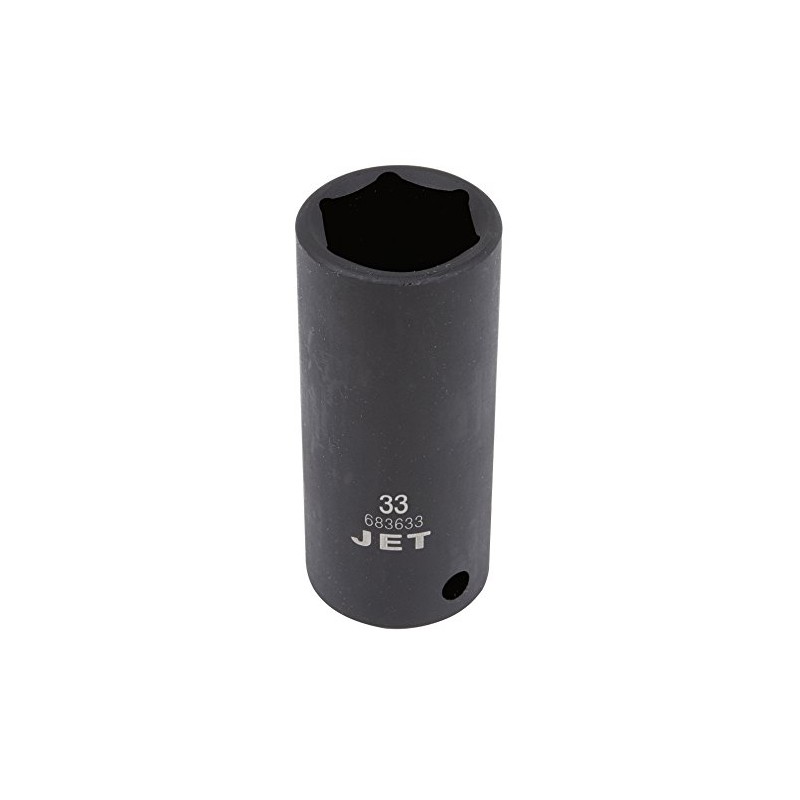 JET 683633-3/4-Inch Drive, 33mm, Deep, 6 Point, Metric Impact Socket