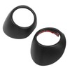 2 Pcs AC Air Vent Trim Dry Carbon Fiber Outlet