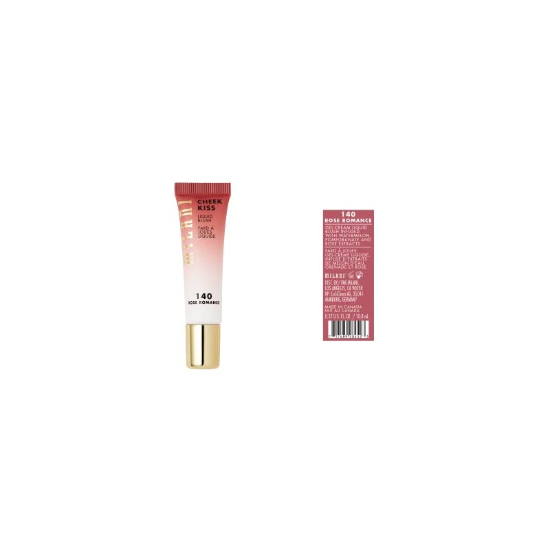 Milani Rubor Liquido Multiusos Cheek Kiss Liquid Blush 140 Rose