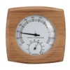 Generic 2 in 1 Wooden Sauna Hygrothermograph, Indoor Wooden Thermometer