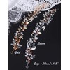 YERTTER Handmade Bridal Hair Vine Leaf Pearl Headbands for Bridal