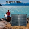 KEPEAK 120W Folding Solar Panel Kit 18V Battery Charger Power