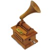 Music Box Wooden Gramophone Make Your Own Song with Wingo