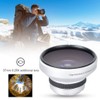 37Mm Fisheye Lens Camcorder,Camera Lens Silver Strong Applicability 37mm 0.25X