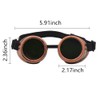 AOBOR Steampunk Goggles Glasses Vintage Welding Gothic (Silver Glasses)