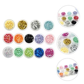 WOONEKY Star Shaped Nail Glitter Charms DIY Nail Art Sequin Stars for Creative Designs and Craft Projects