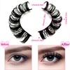 10 Pairs of 3D Artificial Eyelashes Russian False Natural Look
