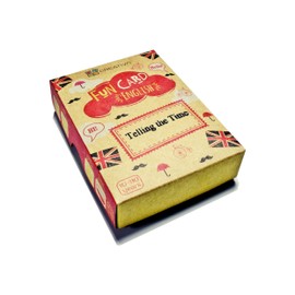 Fun Card English Telling The Time (grammar and vocabulary flashcards + exciting game)