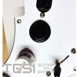 Tesi DITO Snap-in 24MM Guitar Momentary Arcade Push Button Kill Switch Black