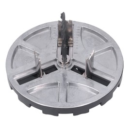 Adjustable Hole Saw, 45 to130mm Diameter Adjustable Punch Saw for Drilling, Circle Hole Cutter Drill Bit Round Hole Opener Tool for Woodworking Opening for Plastic, Wood, Drywall