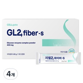 셀게이트 지엘2화이버 S 당효소복합물 난소화성 식이섬유 분말스틱 15p, 27g, 4개 Selgate GL2 Fiber S Digestive Enzyme Complex Non-digestible Dietary Fiber Powder Stick 15p, 27g, 4 Packs