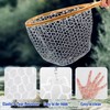 Dr.Fish Fishing Landing Net Replacement Rubber Fishing Net Without Handle
