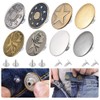 Gasea 80 Sets 8 Styles 17mm Jeans Buttons Tack Buttons
