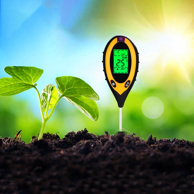 Soil Detector 4 in 1 Moisture Temperature PH Light Accurate