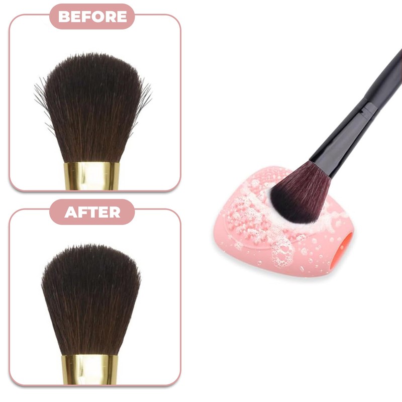 4Pcs Reusable Makeup Brush Covers Soft Flexible Makeup Brush Protector