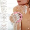 Pack Cepillo Baño Silicona Estropajo Corporal Suave Limpieza Nutritiva Exfoliación
