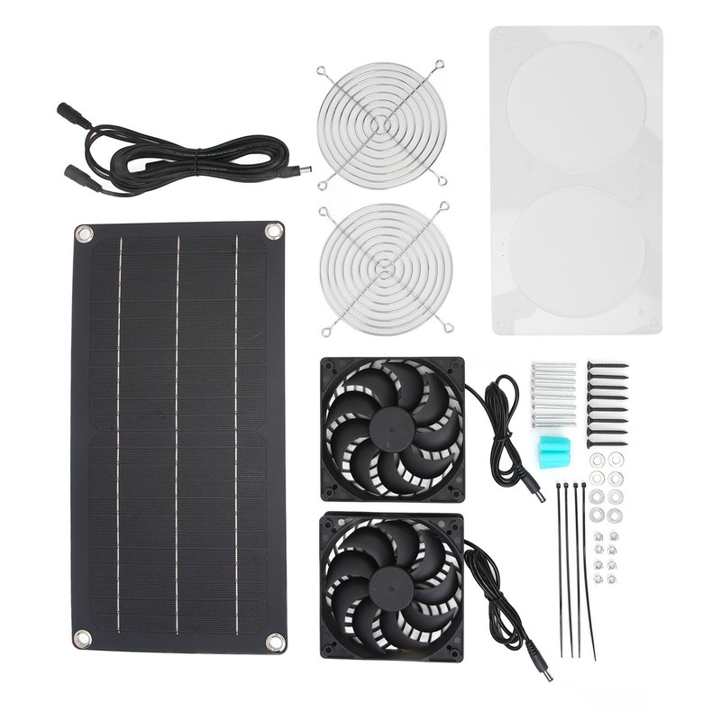 Solar Powered Fan 10W 6V Portable Monocrystalline Silicon PET Laminated