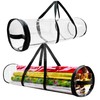 Storage Wrapping Paper Rolls, Transparent Storage Bag for Wrapping Paper