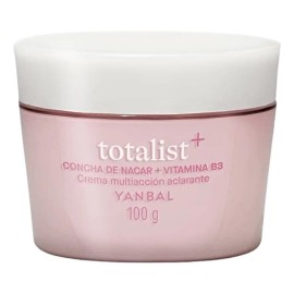 Crema Multiactiva Aclarante 100g Totalist+ Concha de Nacar Vitamina B3 Yanbal