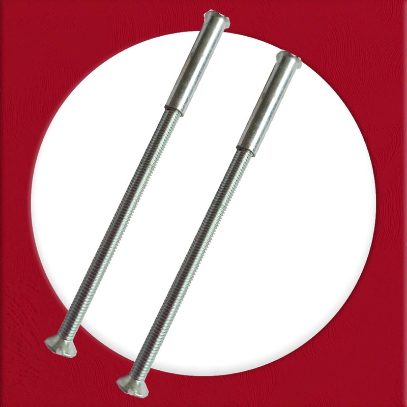 M3 Door Handle Screws SILVER with Bolt Connecting Sleeve Male