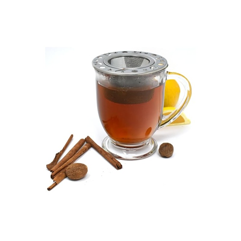 Norpro Infusor de té decorativo de acero inoxidable, 1 EA,