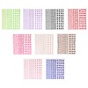 BIUDECO 9sheets Acrylic Stickers for Makeup and Nail Rhinestone Stickers