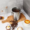 Lallisa 12 Pcs Stainless Steel Canisters 62 oz Stainless Steel