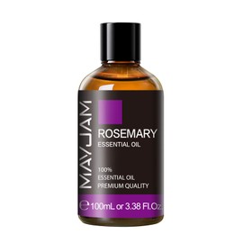 Rosemary Essential Oil with Dropper, MAYJAM Pure Rosemary Oil Aromatherapy Oils for Humidifier and Diffusers, 3.38FL.OZ