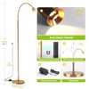 SpeePlant Reading Floor Lamp, 73" Standing Lamp with Dimmable Zoomable