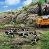 Farm Animals Figure Toys Set,AN8704 36PCS 1:87 Well Painted Model