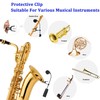 MICVISTA 2.4G Wireless Instruments Microphone,Saxophone Microphone,Portable Handheld Mini Mic,Wireless Receiver