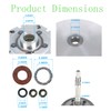 marddpair Primary Sheave Pad Shoe with Gasket Clutch Drum Housing