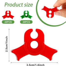 PVFZXS Pack of 40 Lst Clips, Plant Bender, Plant Bender, Plant Clips, Plant Trainer, Lst Clips Plants, Plant Clips, Plant Bender, Low Stress Training