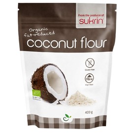 Sukrin Organic Defatted Coconut Flour 400g Twin Pack