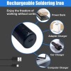 ANBES Cordless Soldering Iron Kit LED Display Portable Soldering Tools