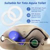 NBPLUS Toilet Flush Valve Silicone Seal for Toto THU440-A, THU451,