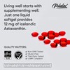 Pslalae|Astaxanthin Capsules |12mg|Astaxanthin|Cardiovascular|Energy|Immune System|60/120 Capsules - quantity: 120 Capsules